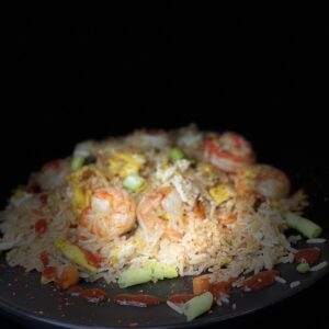 Egg and Shrimp Stir-Fried Rice